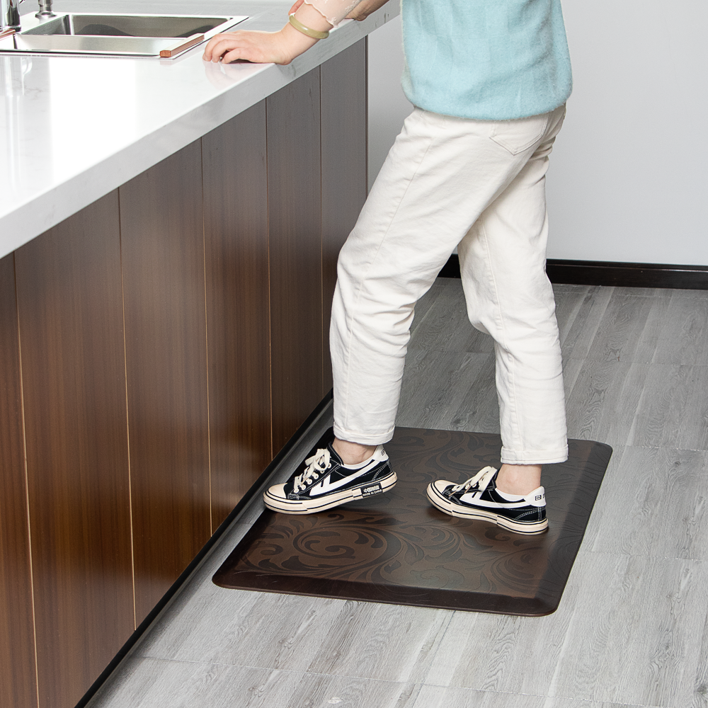 PU Non-slip Anti-fatigue Kitchen Mat Slow Rebound Floor Mat Carpet